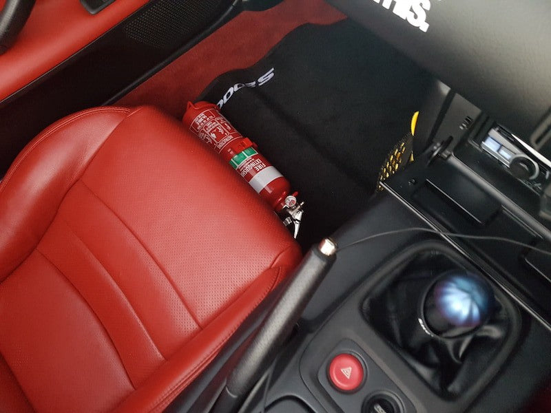 Honda S2000 Fire Extinguisher Bracket installed
