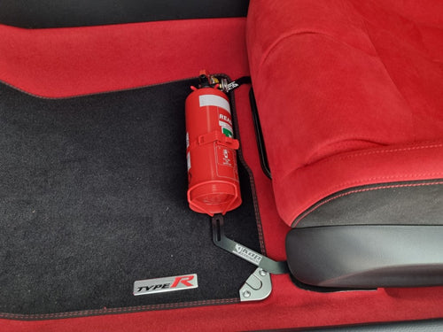 Honda Civic Type R FL5 Fire Extinguisher Bracket installed