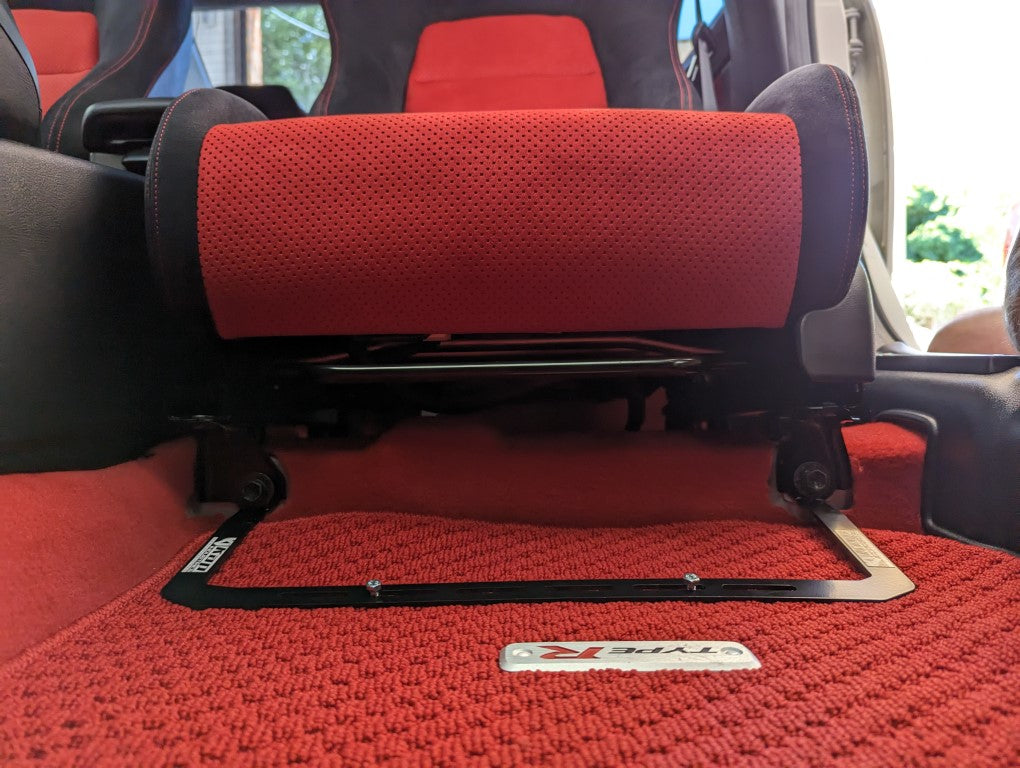 Honda Civic FD2 Fire Extinguisher Bracket installed